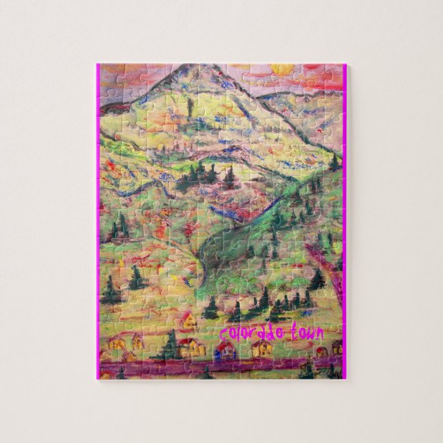 Puzzle art de ville du Colorado (Vertical)