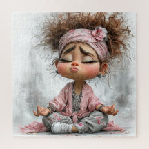 Art de yoga drôle et impertinent