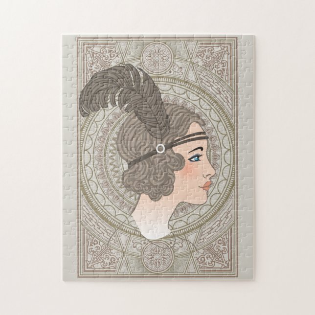Puzzle Art déco vintage (Vertical)