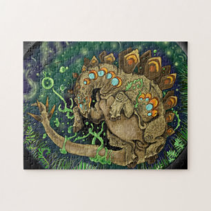 Puzzle Art Dinosaure Stegosaurus