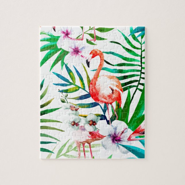 Puzzle Art flamand tropical (Vertical)
