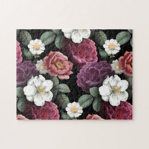 Puzzle Art Fleurs d'illustrations Roses vintages
