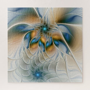 Puzzle Art Fractal De L'Imaginaire Abstrait En Plein Esso