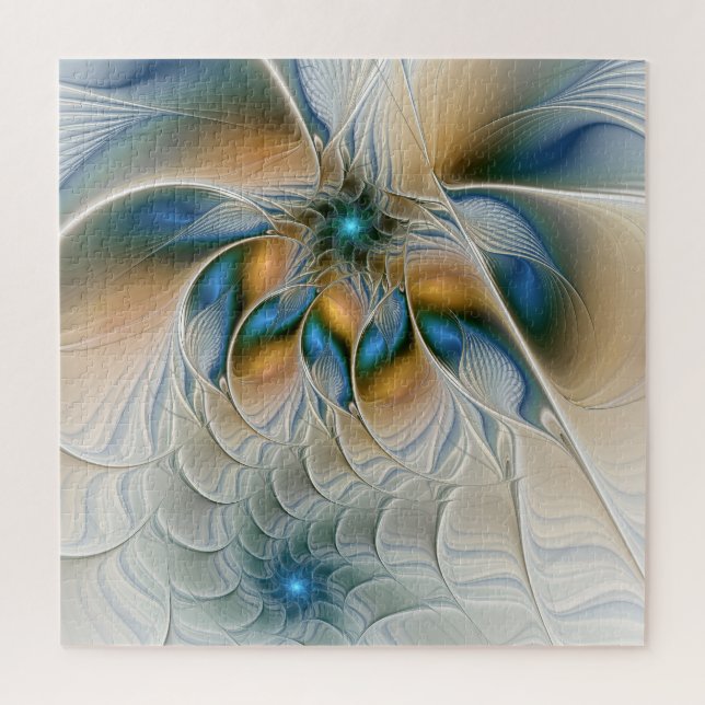 Puzzle Art Fractal De L'Imaginaire Abstrait En Plein Esso (Vertical)