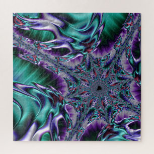 Puzzle Art fractal psychédélique funky trippy