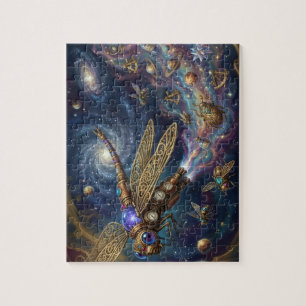 Puzzle Art Galactique Mécanique Céleste Espace Steampunk
