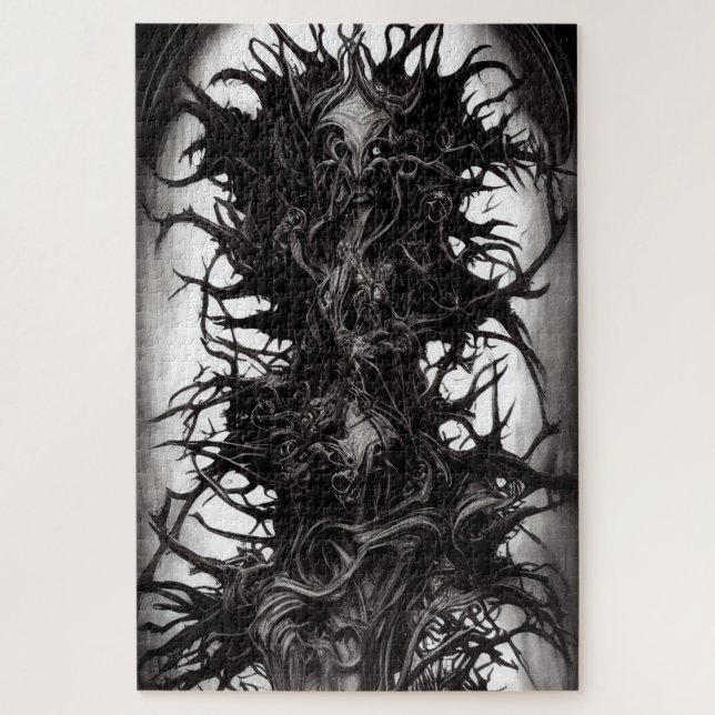 Puzzle Art gothique foncé Biomatter Vile foncé (Vertical)