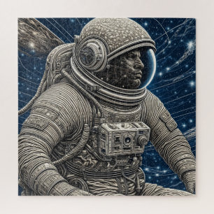 Puzzle Art IA Astronaute dans l'espace