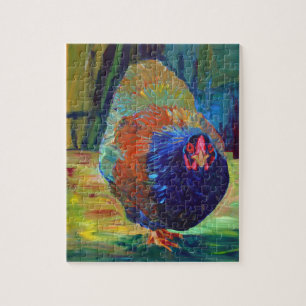 Puzzle Art impressionniste de poulet