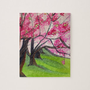 Puzzle Art japonais de fleurs de cerisier de Sakura