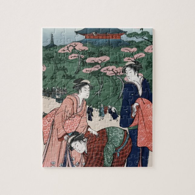 Puzzle Art japonais vintage (Vertical)