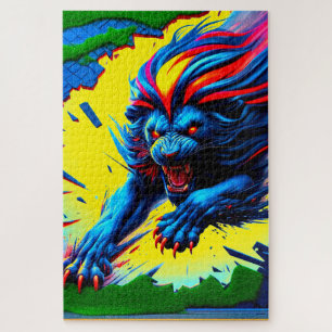 Puzzle Art Lion