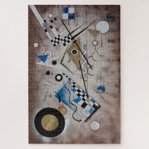 Puzzle Art moderne de la moitié du siècle abstraite de
