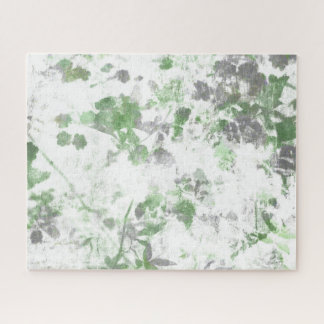 Puzzle Art moderne du motif de fleurs et de la texture mu