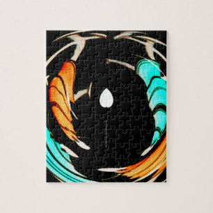 Puzzle Art Motif traditionnel africain Imprimer