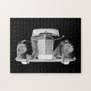 Puzzle Art noir et blanc de luxe de voiture du benz 300