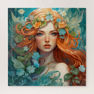 Puzzle Art Nouveau Aos sí Fairy