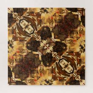 Puzzle Art nouveau : Brown doré Vintage