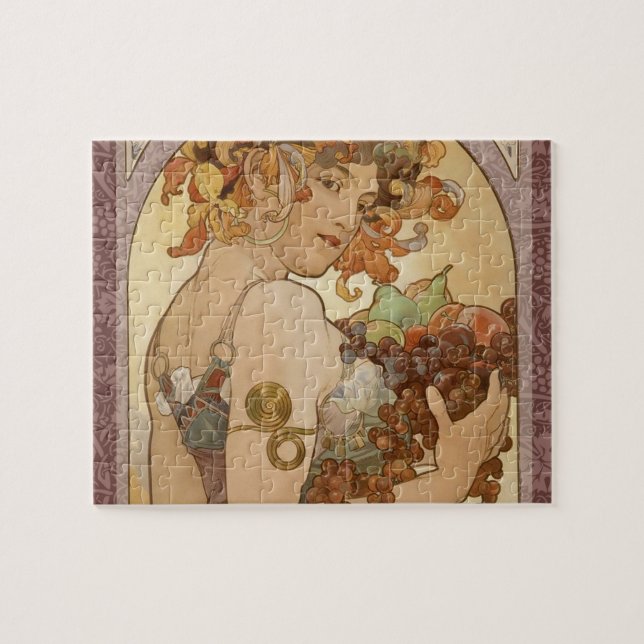Puzzle Art Nouveau Femme Mucha Belle (Horizontal)