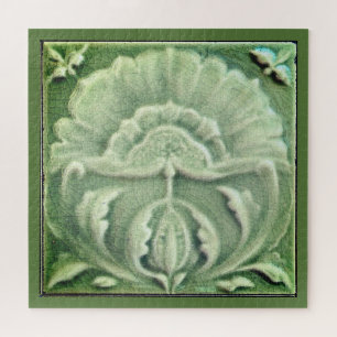 Puzzle Art nouveau jugendstil carreaux de fleurs design v