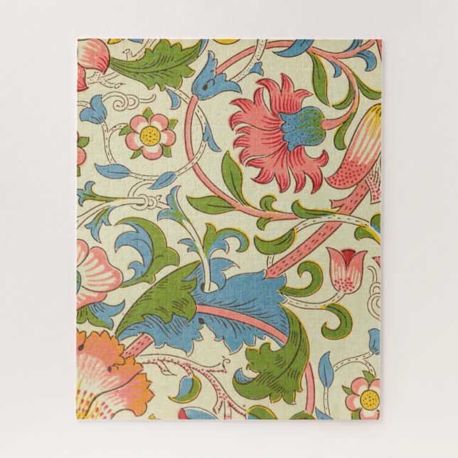 Puzzle Art nouveau lodden pattern - William Morris (Vertical)
