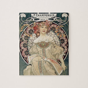 Puzzle Art Nouveau vintage Alphonse Mucha Art Peinture
