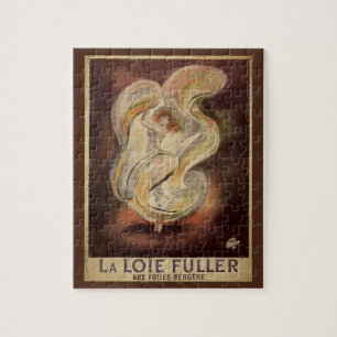 Puzzle Art Nouveau vintage, La Loie Fuller danseuse moder