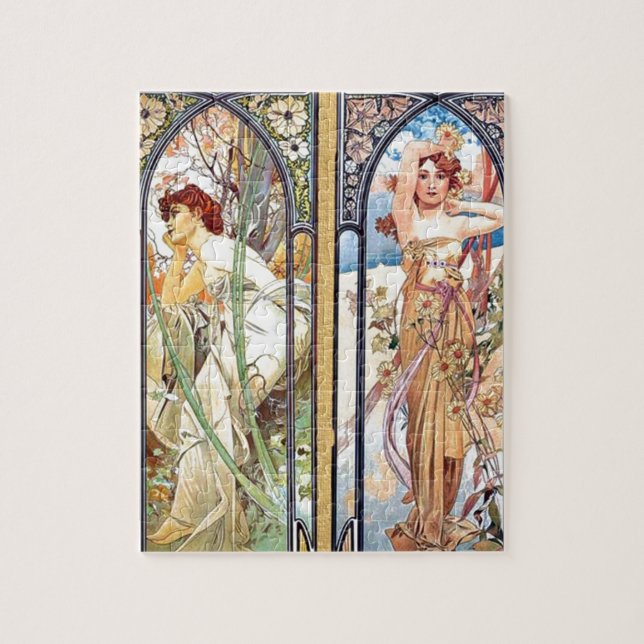 Puzzle Art Nouveau Windows (Vertical)