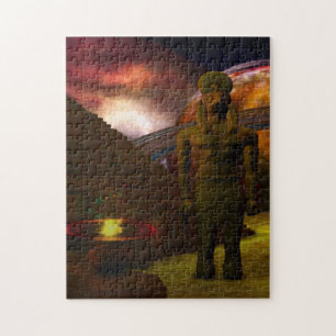 Puzzle Art numérique 3D égyptien en hausse