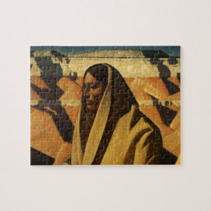 Puzzle Art occidental "Earth Knower" par Maynard Dixon