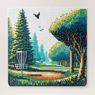 Puzzle Art Pixel de Disk Golf
