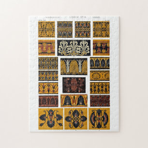 Puzzle Art textile grec