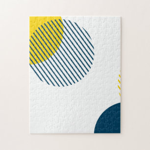 Puzzle Art urbain abstrait moderne, simple, minimal et te