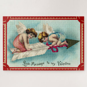 Puzzle art valentin vintage