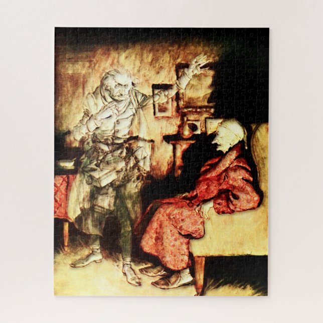 Puzzle Arthur Rackham - Un Carol de Noël - Scrooge (Vertical)