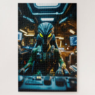 Puzzle artisanat spatial Alien