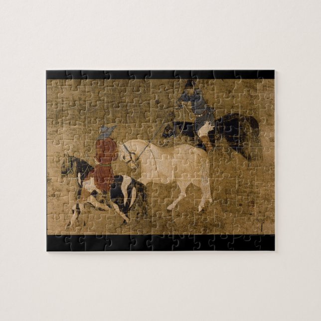 Puzzle artist_The inconnu l'Orient de l'hommage Horses', (Horizontal)