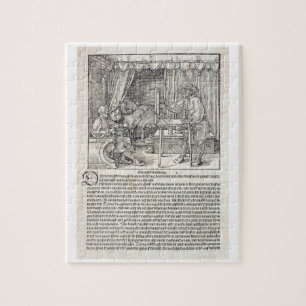 Puzzle Artiste à l'aide de la machine de dessin de Durer