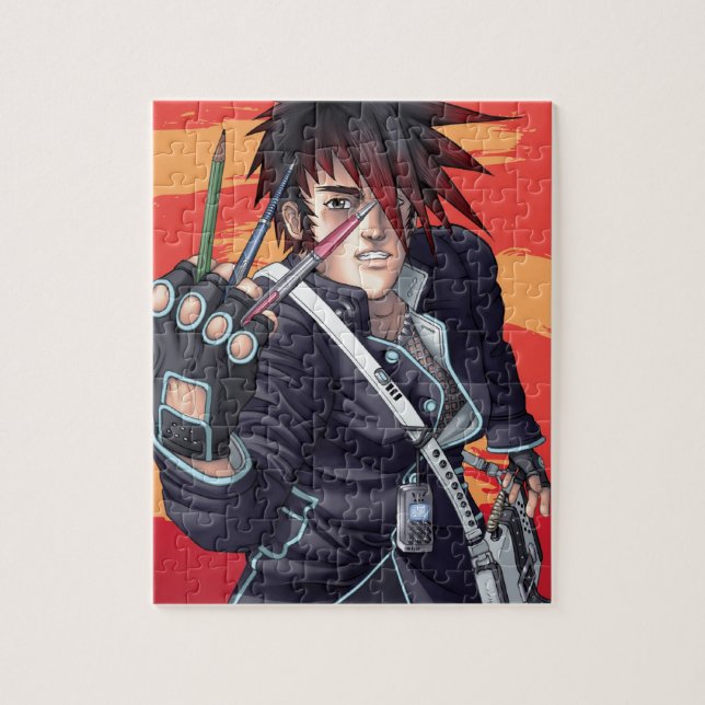 Puzzle Artiste de Manga d'Anime (Vertical)