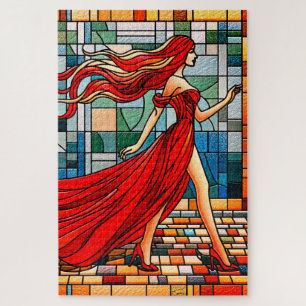 Puzzle Artsy Lady