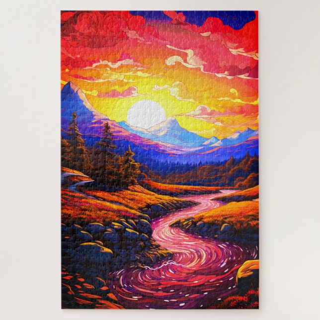 Puzzle Artsy Sunset (Vertical)