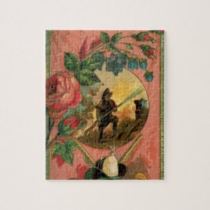 Puzzle Artwork de pompier vintage des années 1880