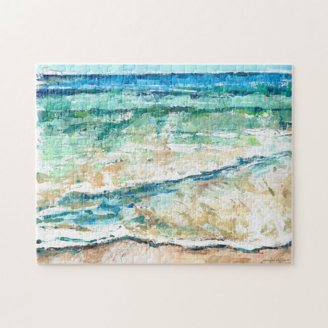 Puzzle Artwork littoral Abstrait Beach (Horizontal)