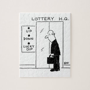 Puzzle Ascenseur ou ascenseur dans une caricature du sièg
