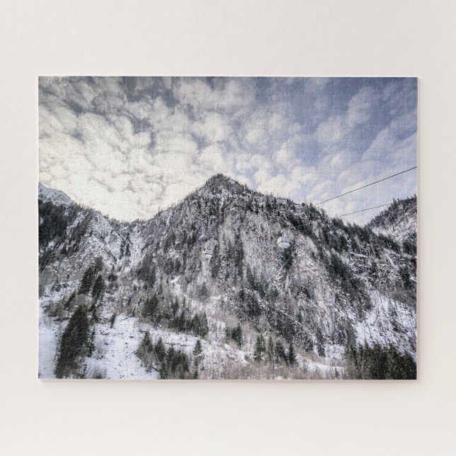 Puzzle Ascenseurs de montagne Vue neige (Horizontal)