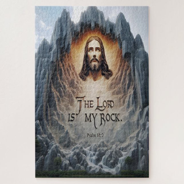 Puzzle Ascension Divine : Le Seigneur Est Mon Rocher (Vertical)