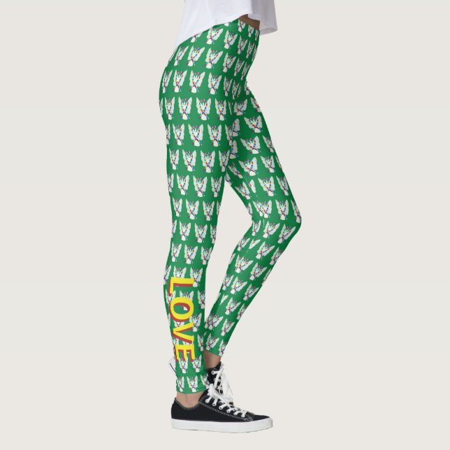 Puzzle ASD Autism Awareness Ribbon Custom Leggings (Right)