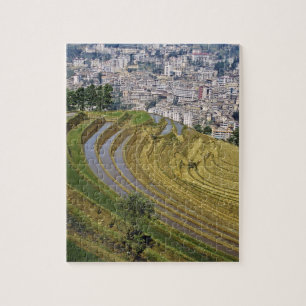 Puzzle Asie, Chine, province du Yunnan, Jinping. Jinping