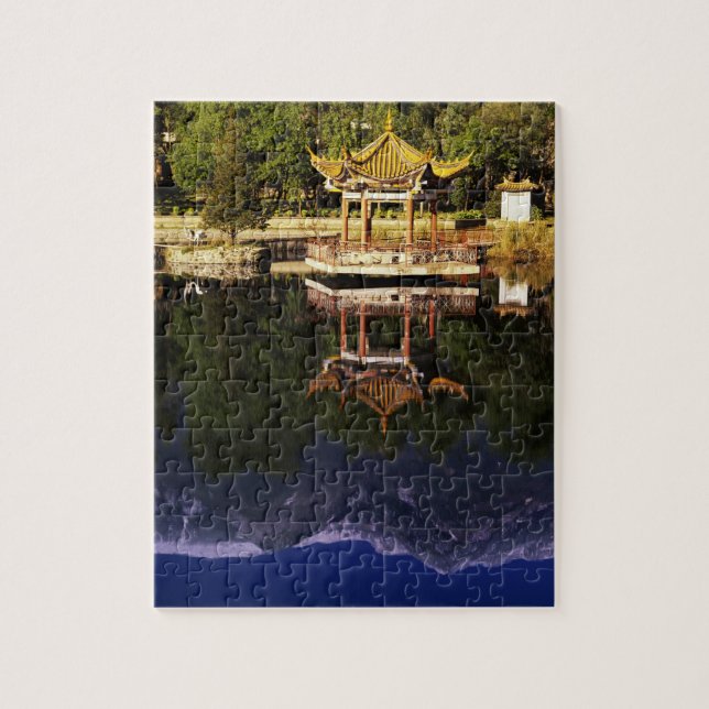 Puzzle Asie, Chine, Yunnan, Dali. Monts Cangshan (Vertical)