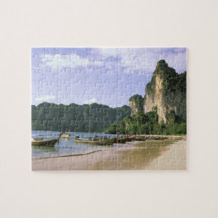 Puzzle Asie, Thaïlande, Krabi. Plage de West Railay, long